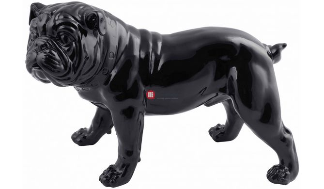 CentrMebel | Скульптура Buldog K21 Black(черный) 1