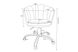 CentrMebel | Крісло офісне обертове ROSE VELVET Сіре BL.14 4