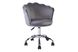 CentrMebel | Кресло офисное оборотное ROSE VELVET серое BL.14 4