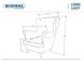 CentrMebel | Кресло для отдыха LORD VELVET (светло-серый) 3