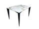 CentrMebel | Стіл обідній прямокутний нерозкладний керамічний NORMAN CERAMIC 120х90 (білий мармур) 2