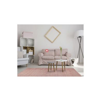 CentrMebel | Килим Seul Coral з просоченнями 160х230 (червоний) 2