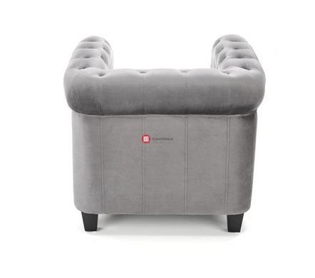 CentrMebel | Кресло для отдыха ERIKSEN (серый/черный) 3