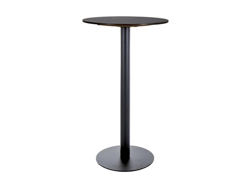 CentrMebel | Стол обеденный круглый нераскладной керамический BT007 Ø 60 (черный) 1