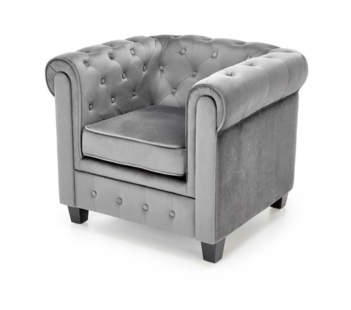 CentrMebel | Кресло для отдыха ERIKSEN (серый/черный) 1