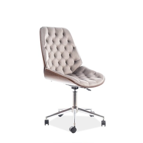 CentrMebel | Офісне крісло ARIZONA VELVET (сірий) 1