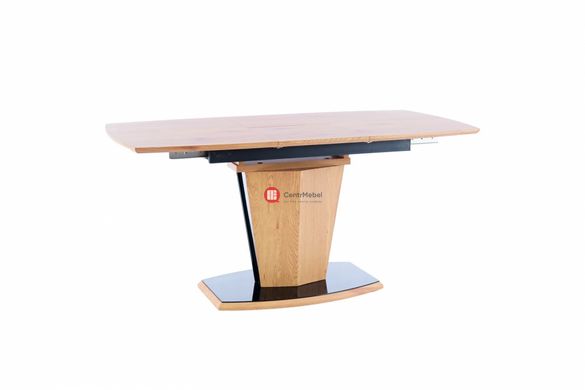 CentrMebel | Стол обеденный раскладной HOUSTON 120 (160) x80 (дуб) 4