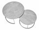 CentrMebel | Комплект журнальных столов керамических Portafino B (белый мрамор) 3