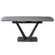 CentrMebel | Elvi Pure Grey Стол обеденный керамический 120-180 см (серый) 5
