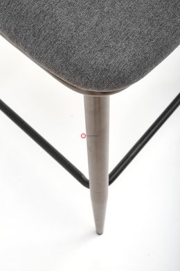 CentrMebel | Барний стілець H114 (сірий) 7