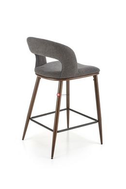 CentrMebel | Барний стілець H114 (сірий) 2