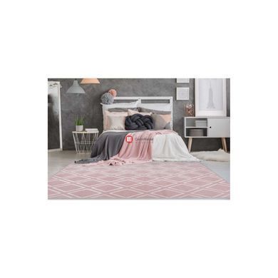 CentrMebel | Килим Monroe 300 romb Rosa 160х230 (рожевий) 2