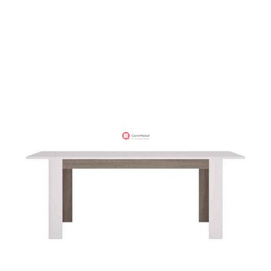 CentrMebel | Стол обеденный LINATE (альпийский белый / трюфель) 2