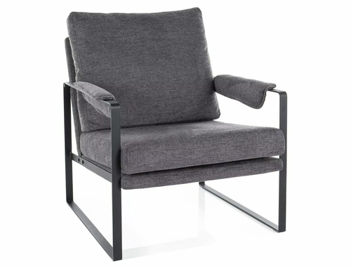 CentrMebel | Кресло для отдыха в ткани Focus Brego (темно-серый) 1