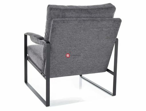 CentrMebel | Кресло для отдыха в ткани Focus Brego (темно-серый) 2