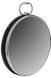CentrMebel | Настінне дзеркало Round 925 Silver/Black Ø 41 cm (чорний; срібний) 3