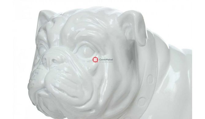 CentrMebel | Скульптура Buldog K21 White (білий) 3