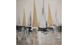 CentrMebel | Картина Sailboats 100х100 cm (срібний) 2