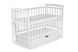 CentrMebel | Ліжко дитяче TRANSFORMER ЧОВНИК з шухлядою DeSon 60x120 (біле) 7