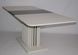 CentrMebel | Стол обеденный раскладной прямоугольный из ЛДСП CASSANDRA 160(210)х90 (светло-серый) 5