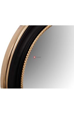 CentrMebel | Настінне дзеркало Round 625 Gold/Black Ø 58 cm (чорний; золотий) 3