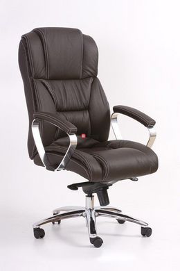 CentrMebel | Кресло офисное руководителя FOSTER (темно-коричневый) 1