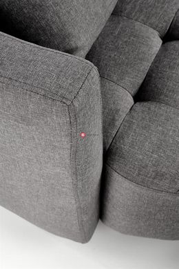 CentrMebel | Комплект HAMPTON (Кресло для отдыха + подставка для ног) (серый) 11