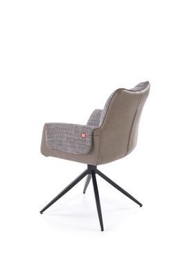 CentrMebel | Стілець обідній в екошкірі K-579 (сірий) 7