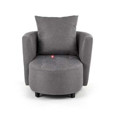 CentrMebel | Комплект HAMPTON (Кресло для отдыха + подставка для ног) (серый) 7