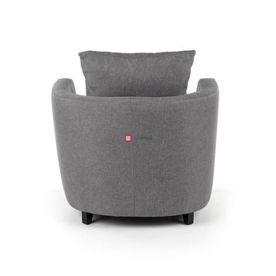 CentrMebel | Комплект HAMPTON (Крісло для відпочинку + підставка для ніг) (сірий) 8