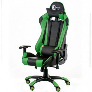 CentrMebel | Кресло геймерськое Special4You ExtremeRace black/green (E5623) 1