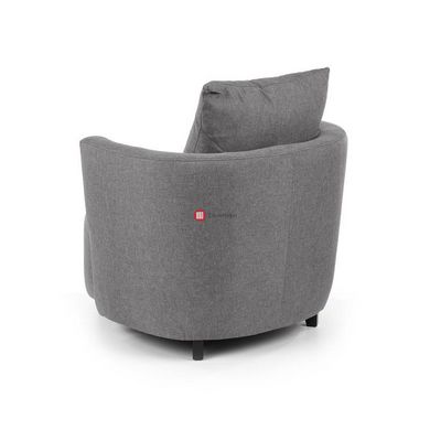 CentrMebel | Комплект HAMPTON (Крісло для відпочинку + підставка для ніг) (сірий) 6