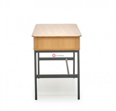 CentrMebel | Письмовий стіл Halmar SMART B-1 (дуб натуральный/чорний) 4