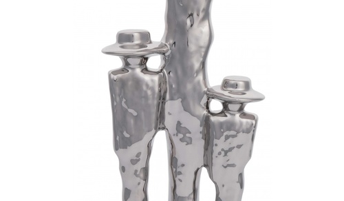 CentrMebel | Скульптура Trio Men Silver(серебряный) 1