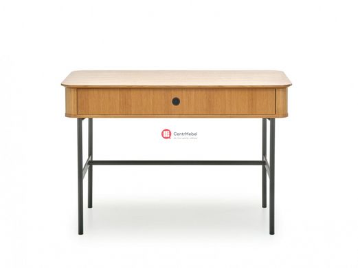 CentrMebel | Письмовий стіл Halmar SMART B-1 (дуб натуральный/чорний) 3