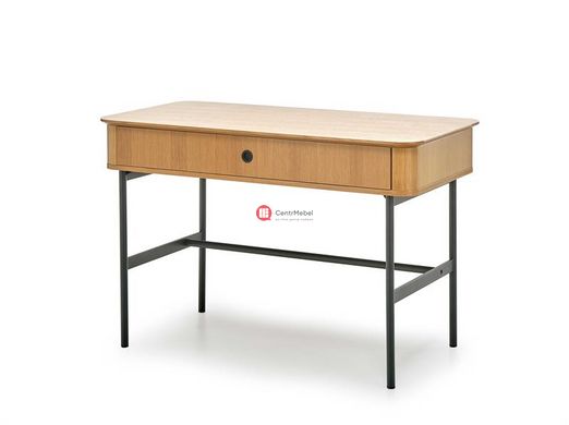 CentrMebel | Письмовий стіл Halmar SMART B-1 (дуб натуральный/чорний) 1