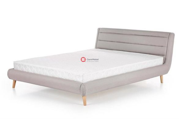 CentrMebel | Кровать ELANDA 140 (светло-серый) 3