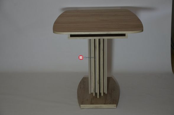 CentrMebel | Стол обеденный прямоугольный раскладной из ЛДСП AVALON 140(180)X85 (дуб крафт) 4