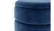 CentrMebel | Пуф Zlata TM525 Darkblue / Silver (синій; срібний) 3
