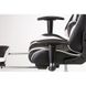 CentrMebel | Крісло геймерське Special4You ExtremeRace black/white with footrest (E4732) 20