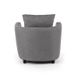 CentrMebel | Комплект HAMPTON (Крісло для відпочинку + підставка для ніг) (сірий) 13