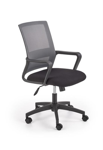 CentrMebel | Крісло офісне MAURO (чорний / сірий) 1
