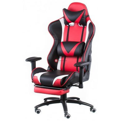 CentrMebel | Крісло геймерське Special4You ExtremeRace black/red with footrest (E4947) 2