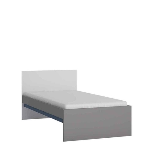 CentrMebel | Ліжко 90*200 LASER (сірий/чорний/білий/синій) 1