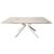 CentrMebel | Стіл обідній прямокутний розкладний керамічний Swank Staturario White 180(260)х90 (білий мармур) 1
