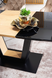 CentrMebel | Стол обеденный раскладной SYDNEY 160 (220) x90 (черный / дуб) 13