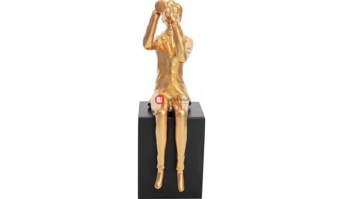 CentrMebel | Скульптура Trombone Player Gold (золотий) 2