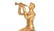 CentrMebel | Скульптура Trombone Player Gold (золотий) 3