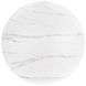 CentrMebel | Стіл обідній круглий кераміка Ø 120 BRUNO (білий мармур) 12