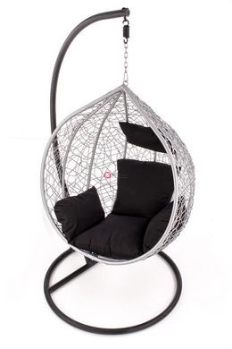 CentrMebel | Крісло для відпочинку EGGY (сірий) 4